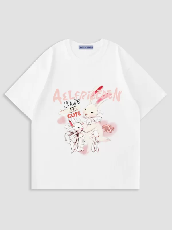 Aelfric Eden Cartoon Cute Rabbit Tee