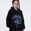 Aelfric Eden Cherry Lightning Print Hoodie