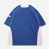 Aelfric Eden Embossed Gradient Tee Blue