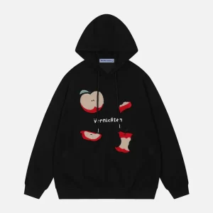 Aelfric Eden Embroidery Apple Hoodie