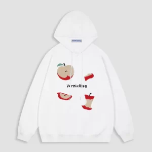 Aelfric Eden Embroidery Apple Hoodie