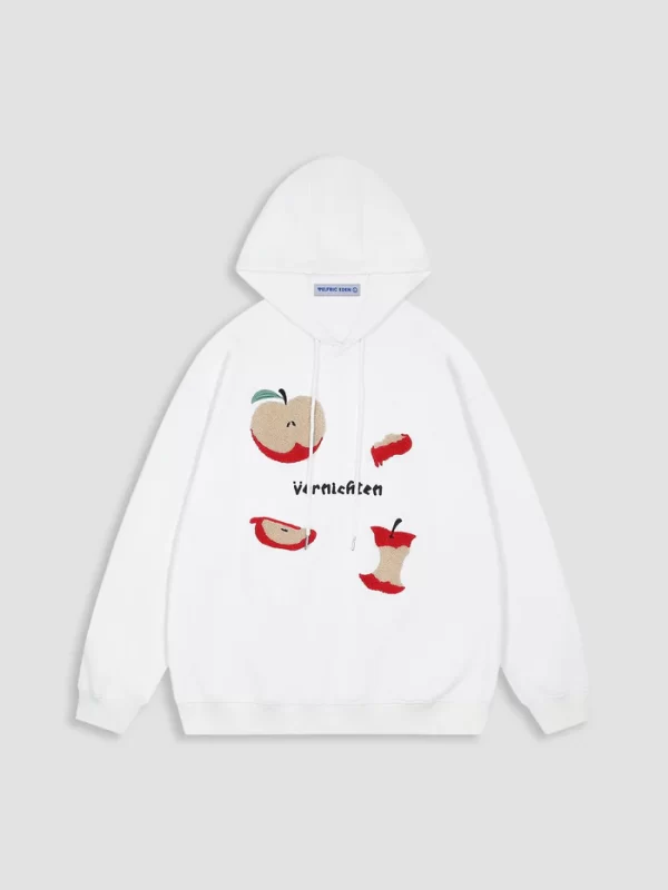 Aelfric Eden Embroidery Apple Hoodie