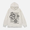 Aelfric Eden Flower Letter Print Hoodie