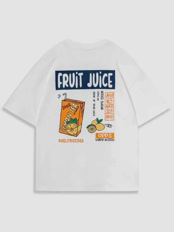 Aelfric Eden Fruit Juice Print Tee