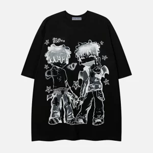 Aelfric Eden Hip Hop Character Print Tee