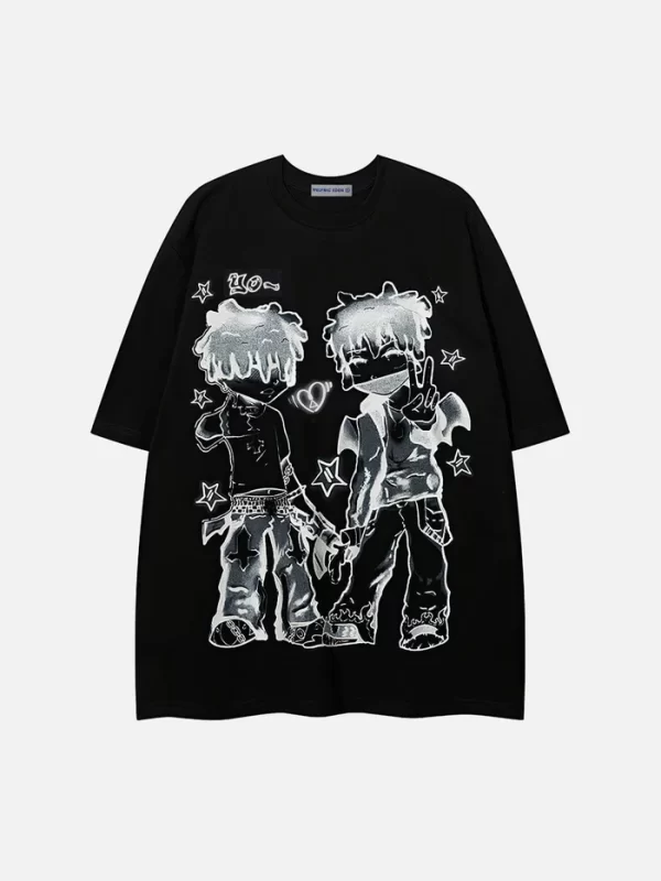 Aelfric Eden Hip Hop Character Print Tee