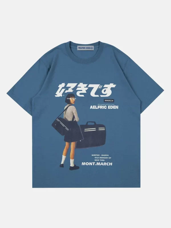 Aelfric Eden Japanese Girl Graphic Tee