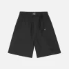 Aelfric Eden Solid Belt Black Shorts