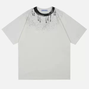 Aelfric Eden Splash-Ink Print Tee