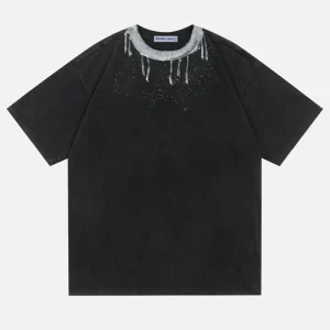 Aelfric Eden Splash-Ink Print Tee