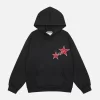 Aelfric Eden Star Print Black Hoodie