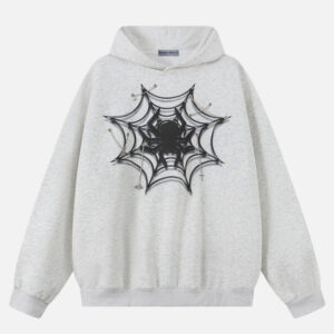 Aelfric Eden Web Spider Print Hoodie