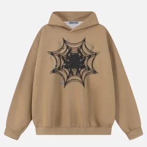 Aelfric Eden Web Spider Print Hoodie