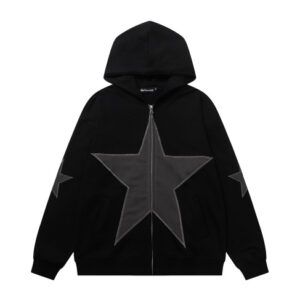 Aelfric Eden Star Graphic Print BIack Hoodie